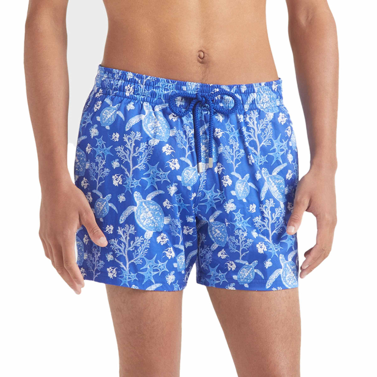 Vilebrequin - Blue 'Moorise' X-Ray Turtles Swim Shorts SWIMWEAR Vilebrequin