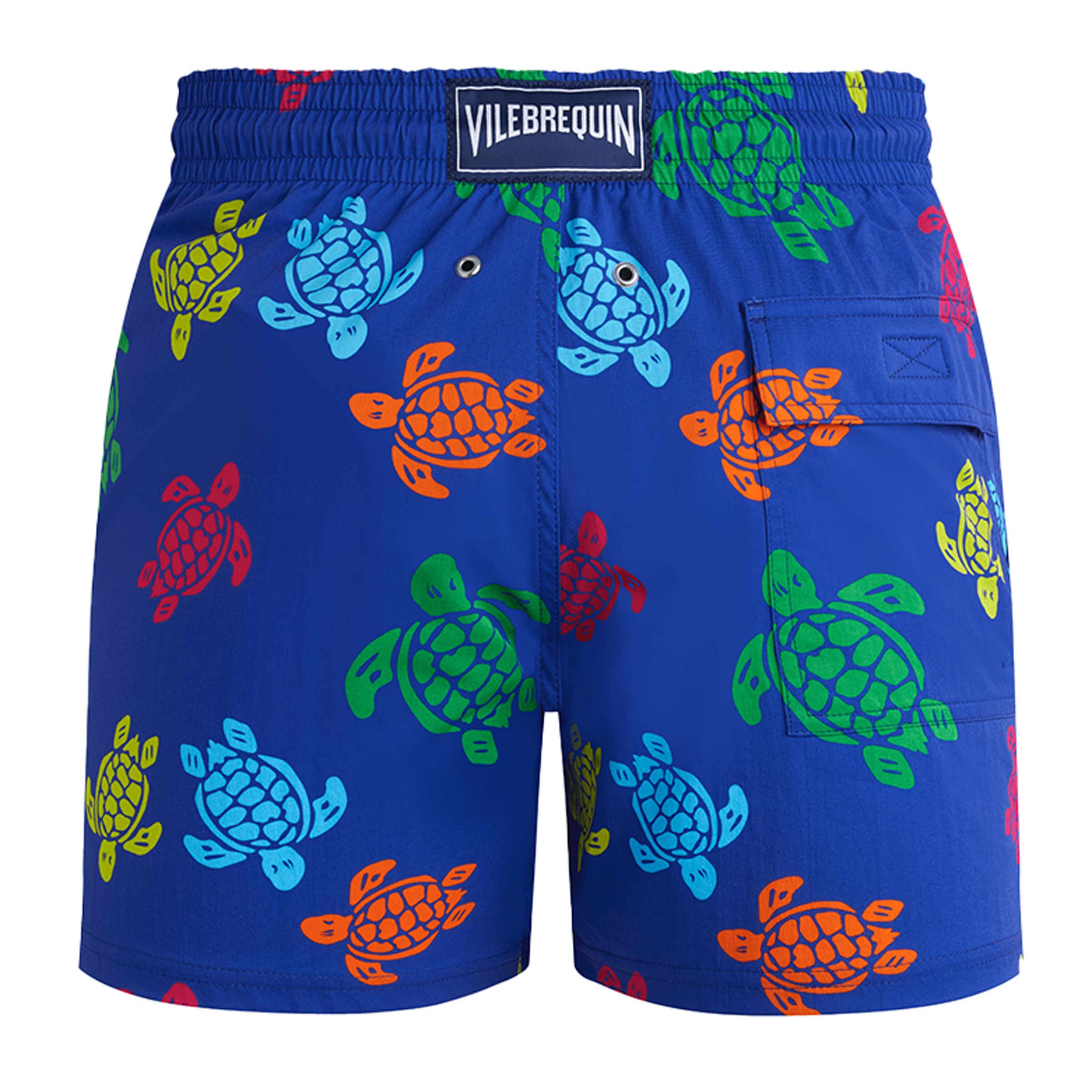 Vilebrequin - Blue Classic 'Moorise' Tortues Multicolores Swim Shorts SWIMWEAR Vilebrequin