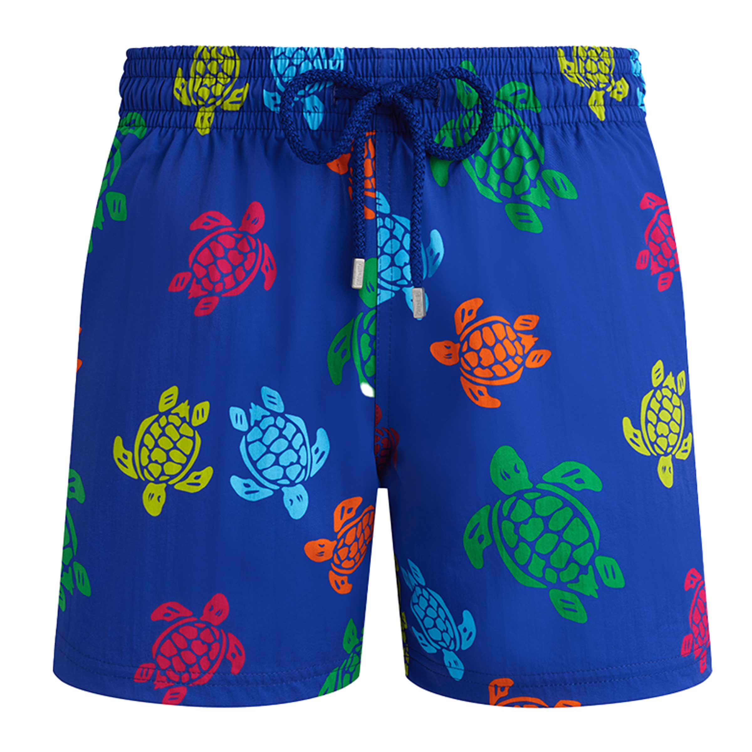 Vilebrequin - Blue Classic 'Moorise' Tortues Multicolores Swim Shorts SWIMWEAR Vilebrequin