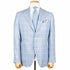 Belvest - Light Blue Check 'Jacket in Box' Linen & Wool Unlined Jacket JACKETS Belvest