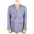 Belvest - Blue Check 'Jacket in a Box' Linen & Wool Double-Breasted Unlined Suit SUITS Belvest