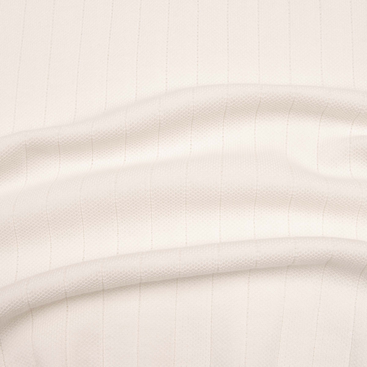 White Accented Ribbed Cotton Polo Shirt S/S POLOS Robert Old