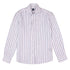 Fedeli - White Blue Stripe 'Roby' Pure Linen Shirt L/S SHIRTS FEDELI