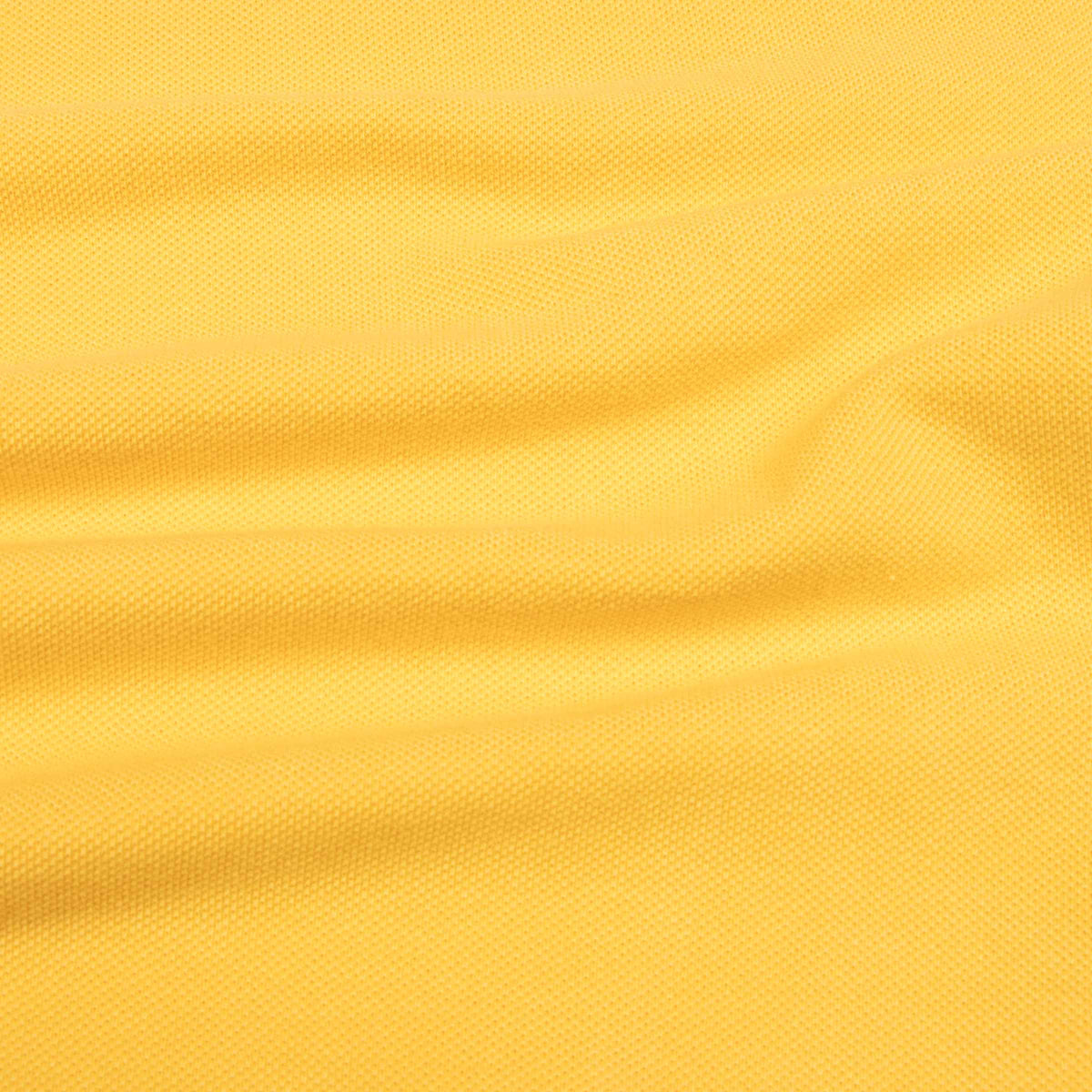 Yellow Piqué Cotton Short Sleeve Polo Shirt S/S POLOS Robert Old