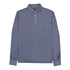 Fedeli - Navy Denim 'Superlight' Piquet Long Sleeve Polo Shirt RUGBY/LS POLOS FEDELI