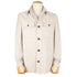 Oatmeal Super 150's Merino Wool Denim Overshirt JACKETS Robert Old
