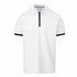 Sandbanks - White Badge Silicone Zip Polo Shirt S/S POLOS Sandbanks