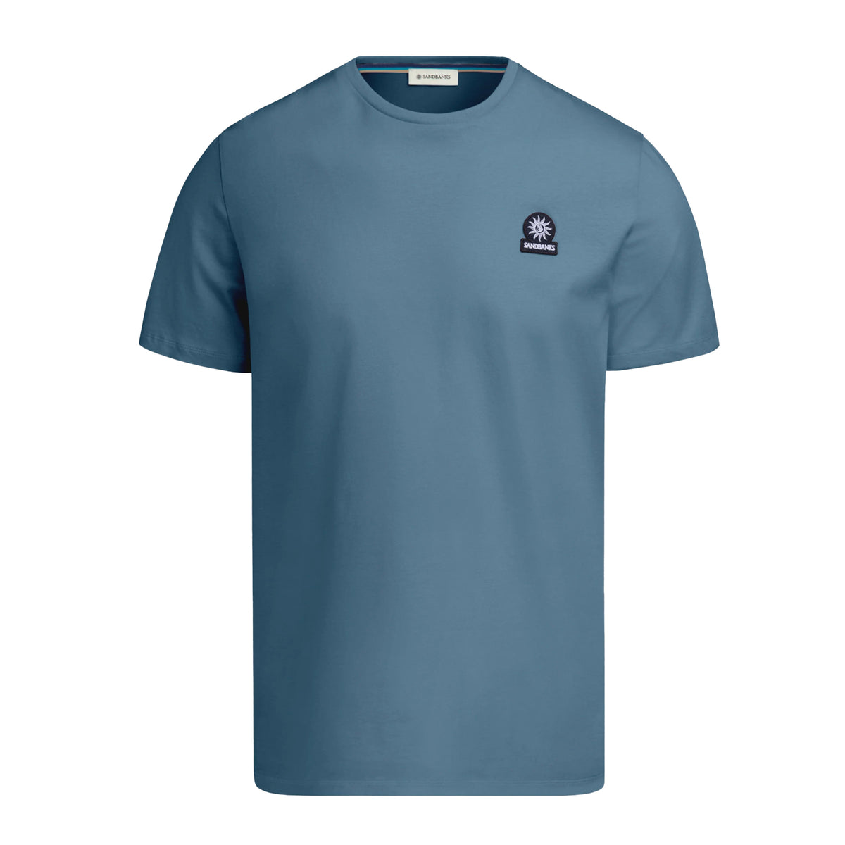 Sandbanks - Teal Badge Logo T-Shirt TEE SHIRTS Sandbanks