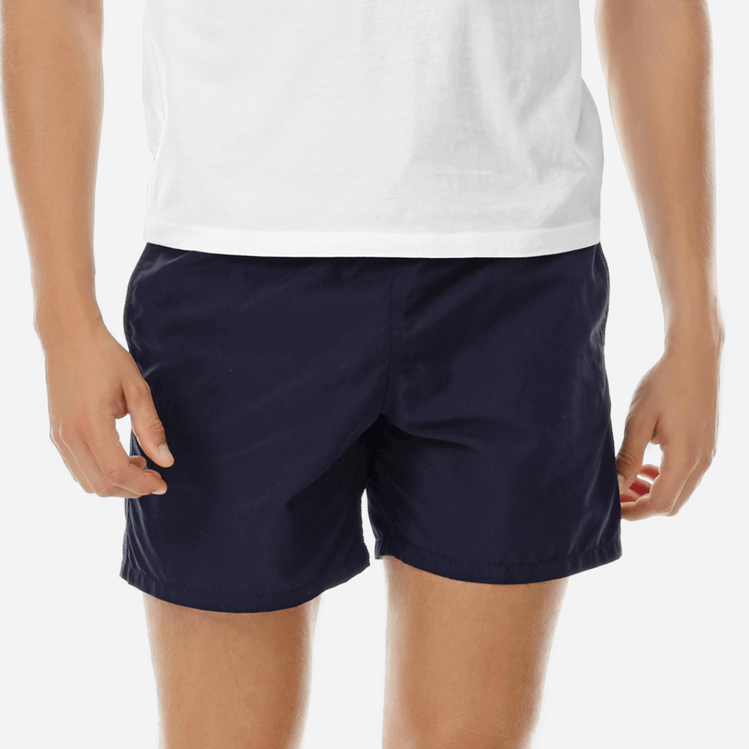Vilebrequin - Navy 'Moorea' Solid Men Swim Shorts SWIMWEAR Vilebrequin