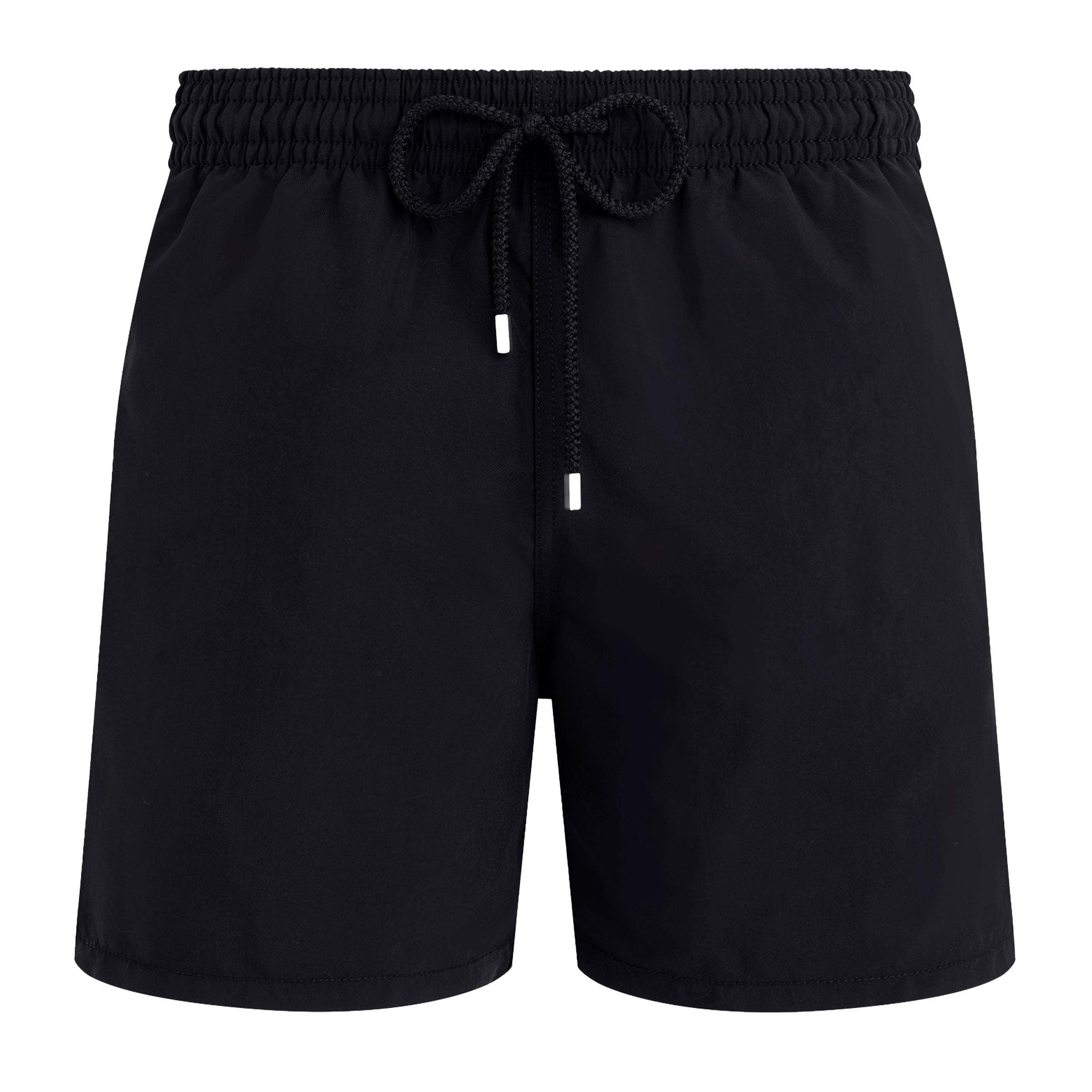 Vilebrequin - Black 'Moorea' Solid Men Swim Shorts SWIMWEAR Vilebrequin