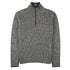 Fedeli - Charcoal Wool & Alpaca Quarter-zip Sweater KNITWEAR FEDELI