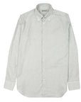 Robert Old - White & Grey Check Italian Cotton Long Sleeve Shirt L/S SHIRTS Robert Old
