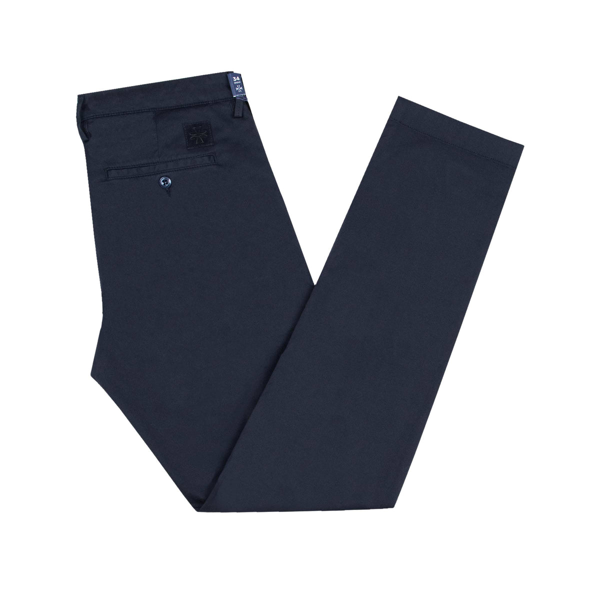 Jacob Cohen - Navy 'Bobby' Slim Fit Stretch Twill Chino Trousers CASUAL TROUSERS Jacob Cohen