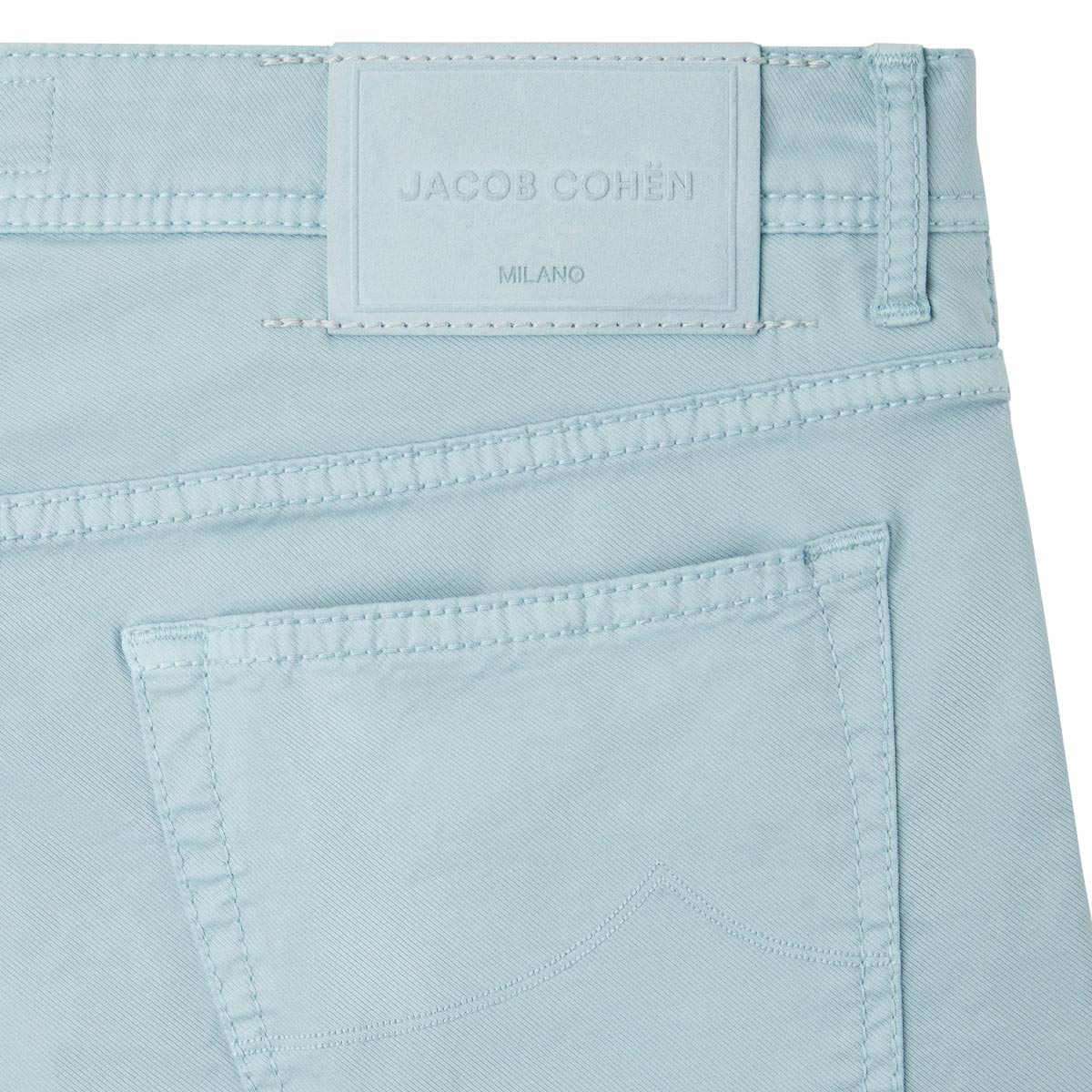 Jacob Cohen - Azure Blue 'Bard' Regular-Slim Stretch Twill Jeans JEANS Jacob Cohen