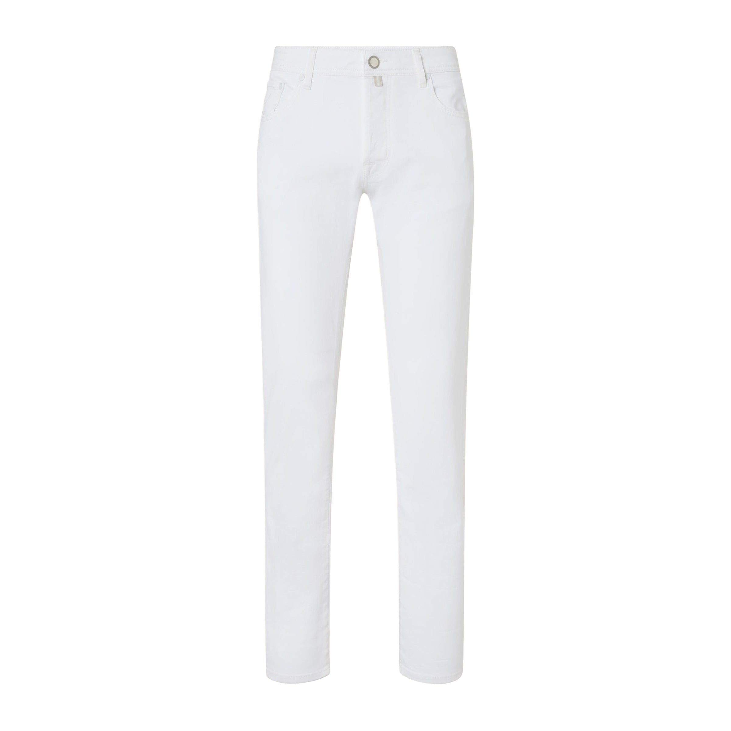 Jacob Cohen - Natural White 'Bard' Slim Fit Jeans