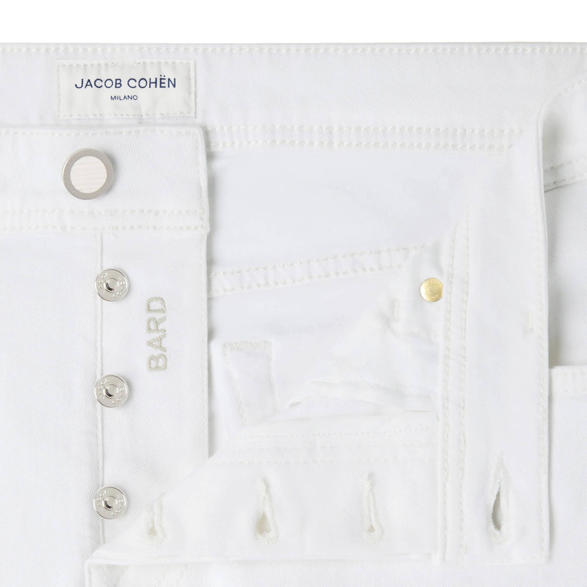 Jacob Cohen - Natural White 'Bard' Slim Fit Jeans JEANS Jacob Cohen