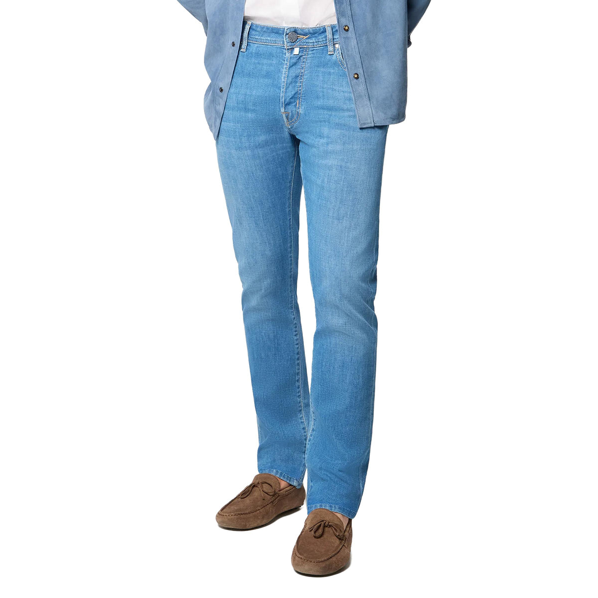 Jacob Cohen -Light Blue 'Bard' Super Stretch Slim Fit Jeans JEANS Jacob Cohen