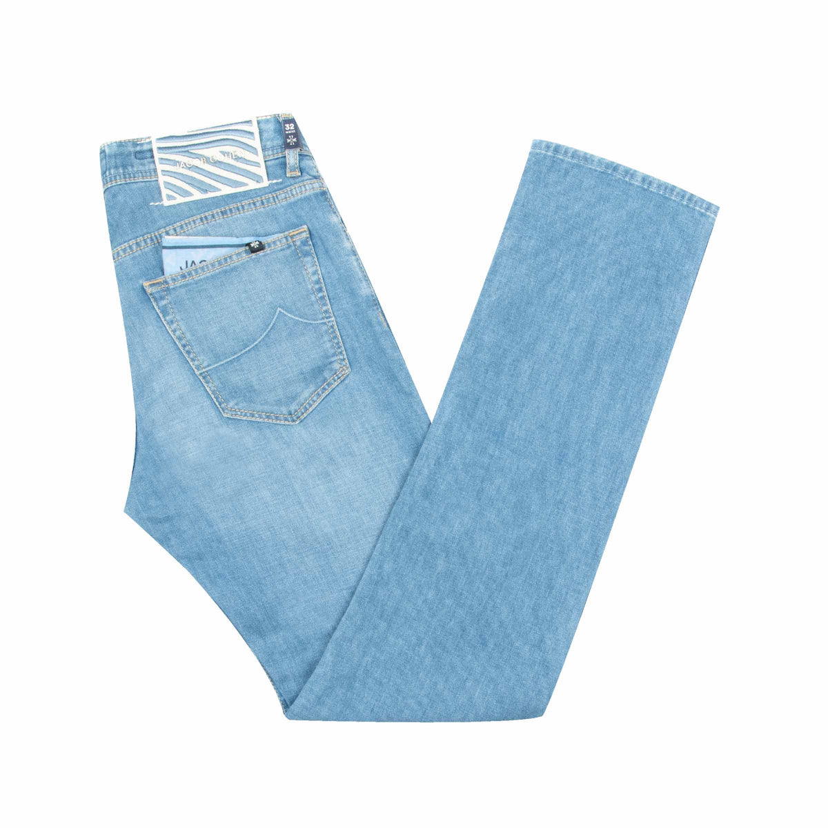 Jacob Cohen -Light Blue 'Bard' Super Stretch Slim Fit Jeans JEANS Jacob Cohen