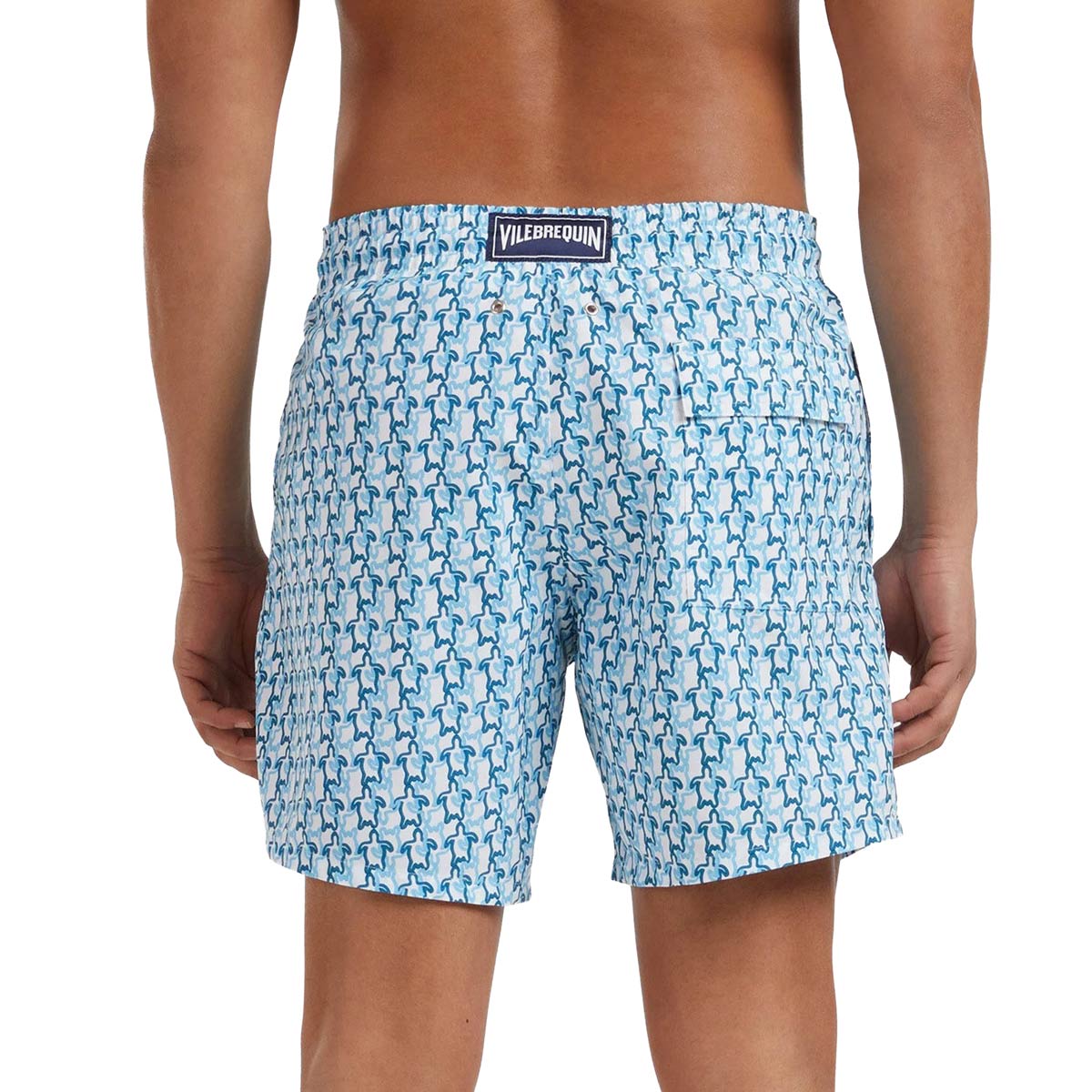 Vilebrequin - White Turtle Net 'Moorea' Swim Shorts