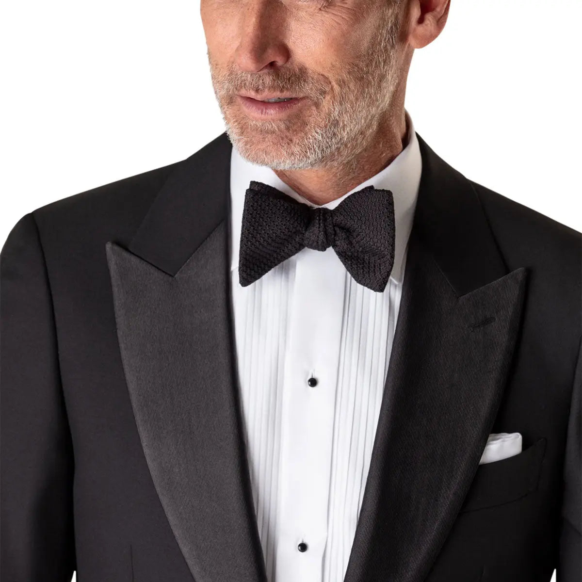 Eton - Contemporary Fit White Plisse Evening Dress Shirt L/S SHIRTS Eton