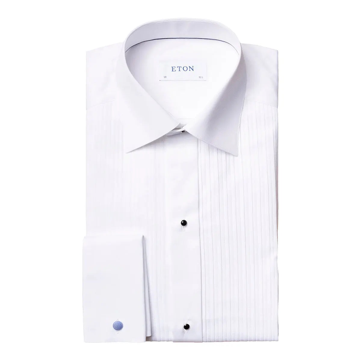 Eton - Contemporary Fit White Plisse Evening Dress Shirt L/S SHIRTS Eton
