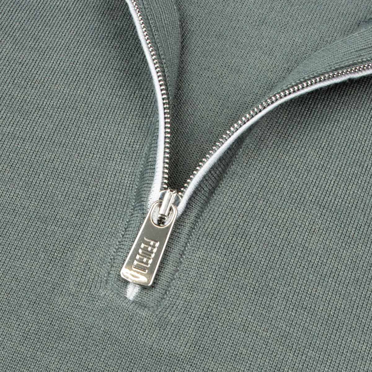Fedeli - Green Favonio Superfine Wool and Silk Zip-Neck Sweater KNITWEAR FEDELI