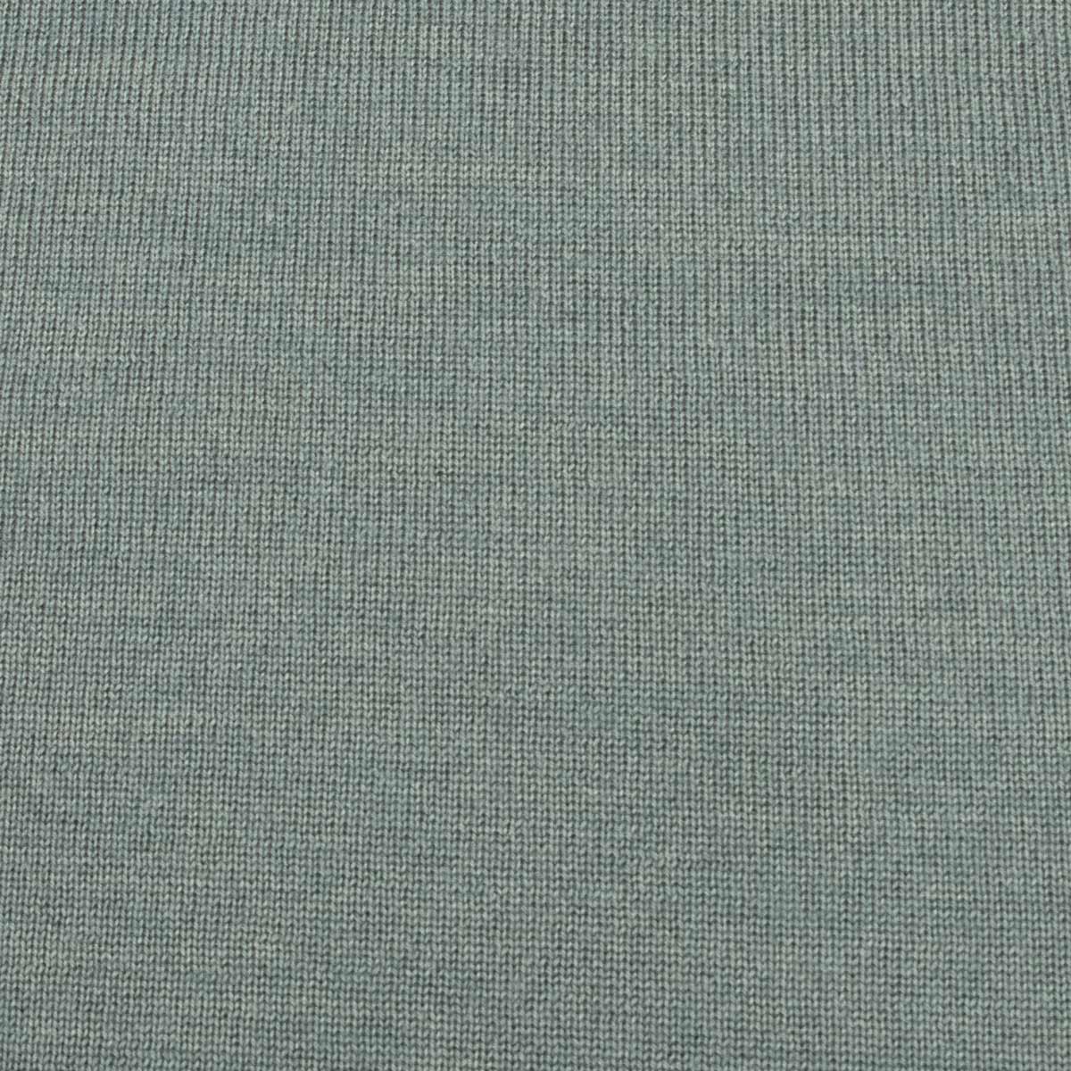 Fedeli - Green Favonio Superfine Wool and Silk Zip-Neck Sweater KNITWEAR FEDELI