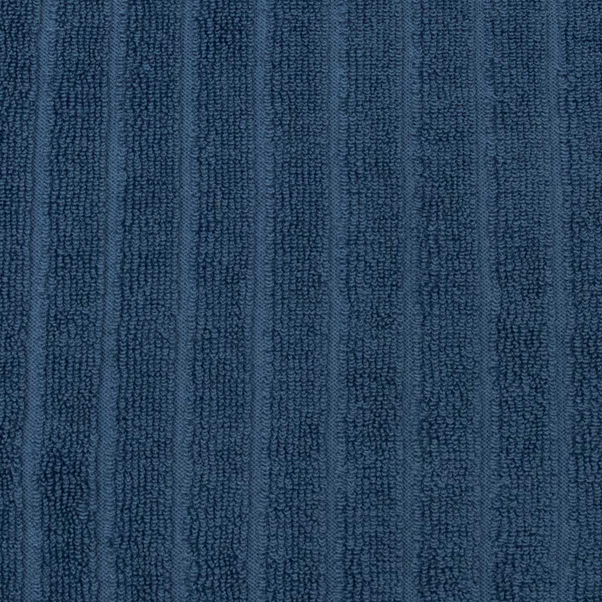 Fedeli - Navy Mondial Terry Ribbed Cotton Polo Shirt S/S POLOS FEDELI