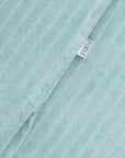 Fedeli - Turquoise Mondial Terry Ribbed Cotton Polo Shirt S/S POLOS FEDELI