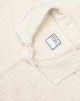 Fedeli - Cream Mondial Terry Ribbed Cotton Polo Shirt S/S POLOS FEDELI