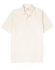 Fedeli - Cream Mondial Terry Ribbed Cotton Polo Shirt S/S POLOS FEDELI