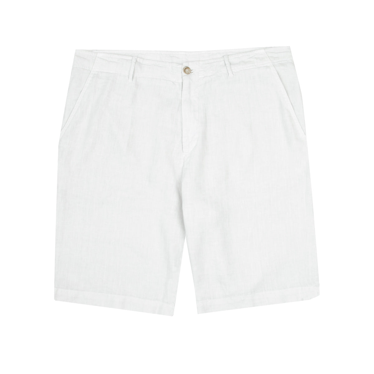 Fedeli - Light Grey Linen Tailored Bermuda Shorts SHORTS FEDELI