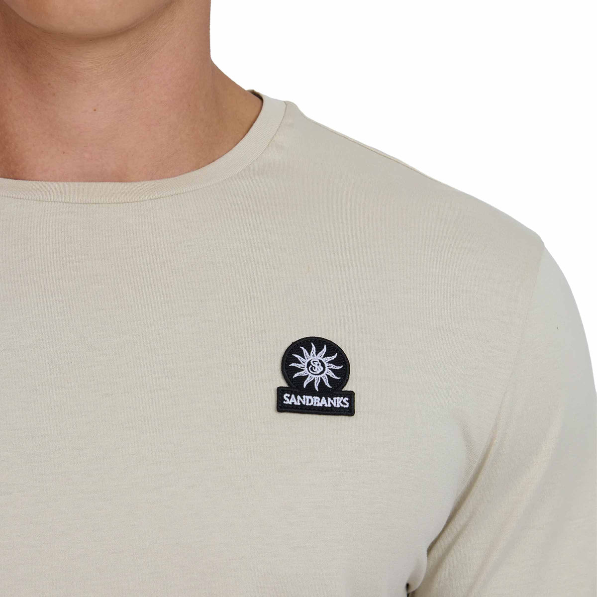 Sandbanks - Stone Badge Logo T-Shirt TEE SHIRTS Sandbanks