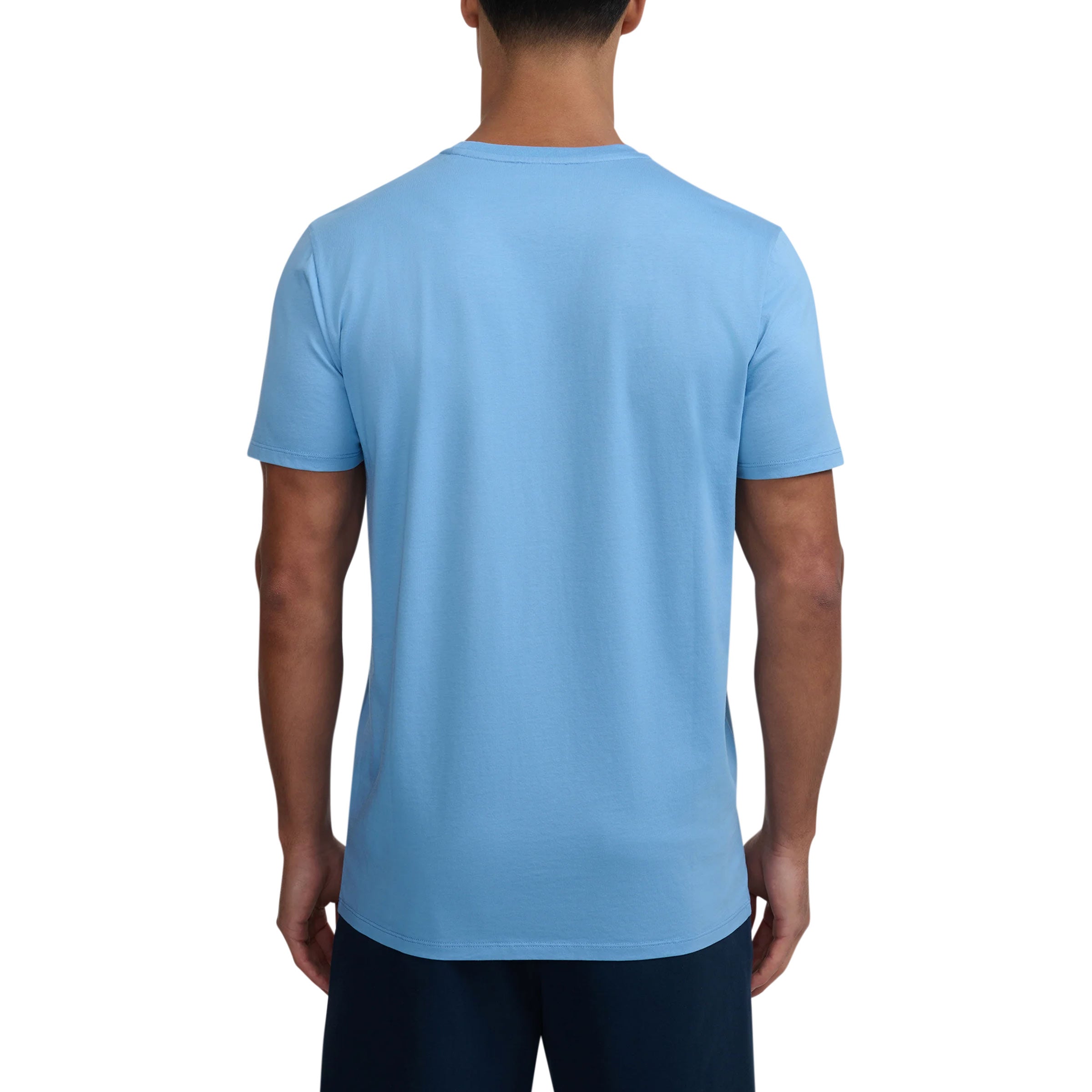 Sandbanks - Dusty Blue Badge Logo T-Shirt