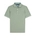 Olive Green Piqué Cotton Short Sleeve Polo Shirt S/S POLOS Robert Old