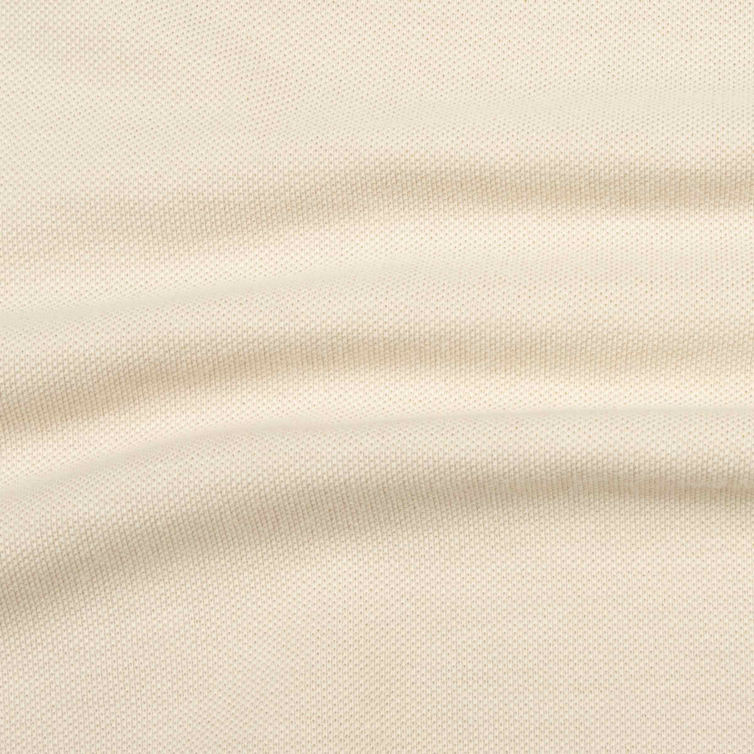 Robert Old - Stone Beige Piqué Cotton Short Sleeve Polo Shirt S/S POLOS Robert Old
