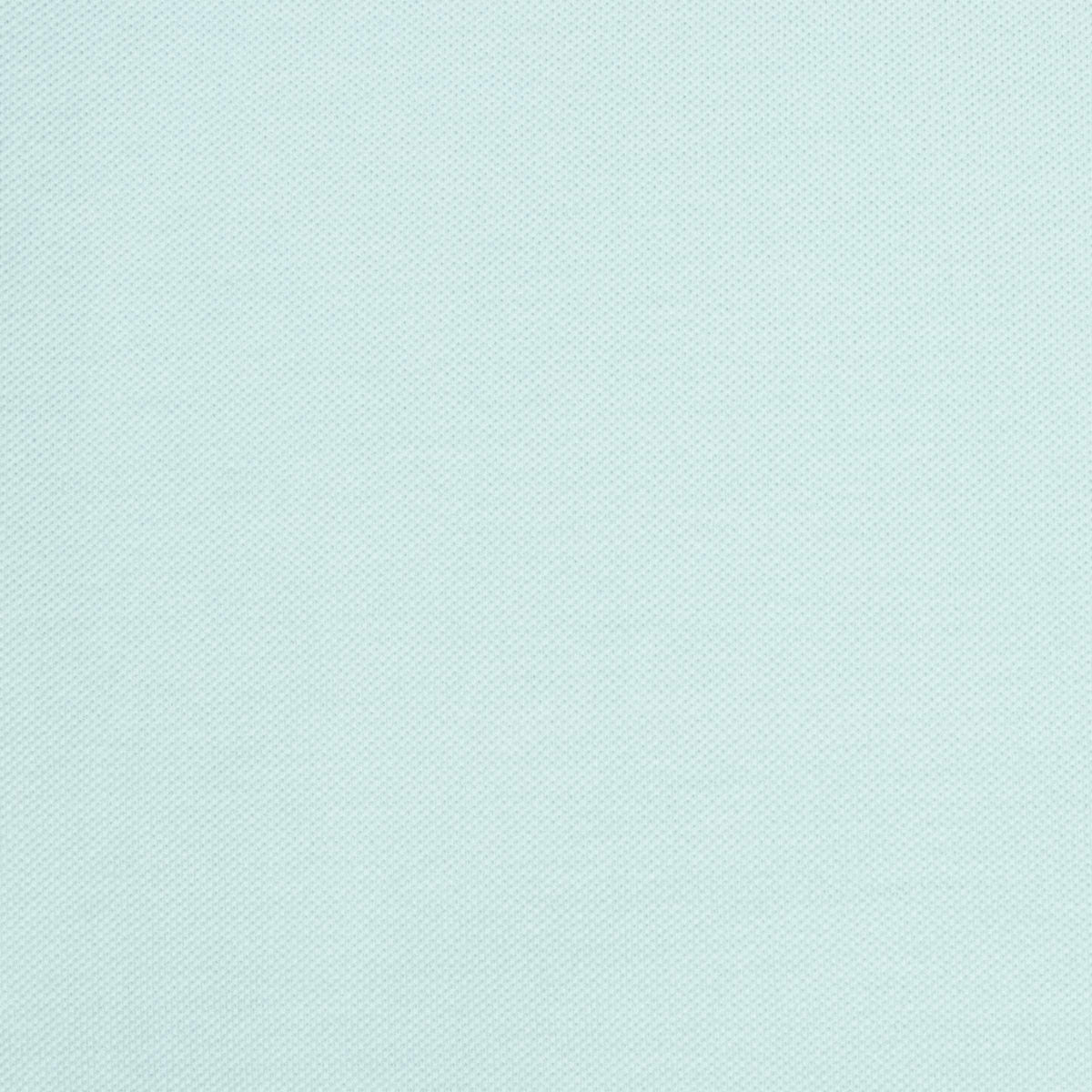 Aqua Blue Piqué Cotton Short Sleeve Polo Shirt S/S POLOS Robert Old