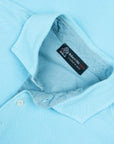 Robert Old - Fresh Blue Piqué Cotton Short Sleeve Polo Shirt S/S POLOS Robert Old