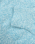 Robert Old - Fresh Blue Melange Cotton Mix Crew Neck Sweater KNITWEAR Robert Old