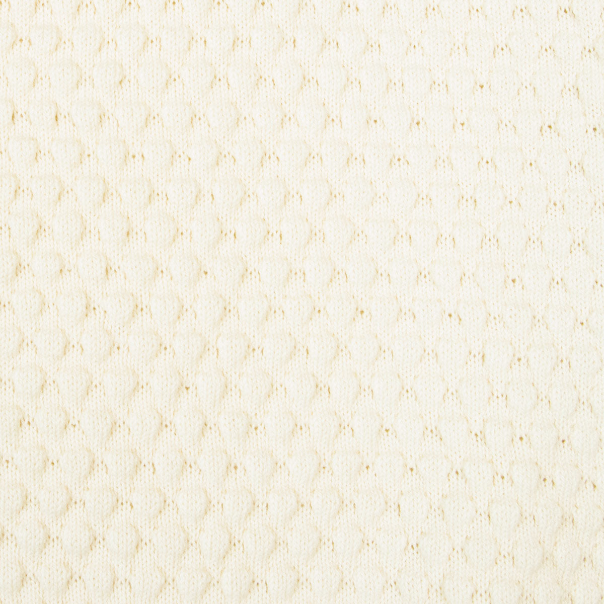 Robert Old - Cream Waffle Knit Full Zip Cardigan KNITWEAR Robert Old
