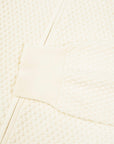 Robert Old - Cream Waffle Knit Full Zip Cardigan KNITWEAR Robert Old