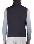 Moorer - Navy Blue 'Senio' Lightweight Padded Gilet BLOUSONS MooRER