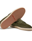 Santoni - Green Suede Espadrillas Loafers SHOES Santoni