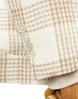Belvest - Light Beige Check 'Jacket in Box' Silk, Linen and Cotton Unlined Jacket JACKETS Belvest