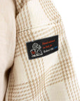Belvest - Light Beige Check 'Jacket in Box' Silk, Linen and Cotton Unlined Jacket JACKETS Belvest