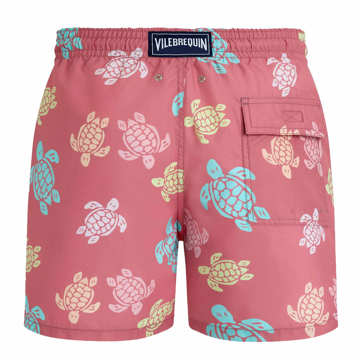 Vilebrequin - Boudoir Pink 'Moorea' Multicolour Turtles Swim Shorts SWIMWEAR Vilebrequin
