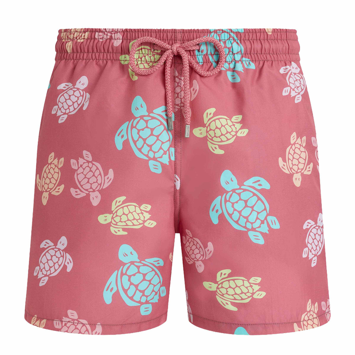 Vilebrequin - Boudoir Pink 'Moorea' Multicolour Turtles Swim Shorts SWIMWEAR Vilebrequin