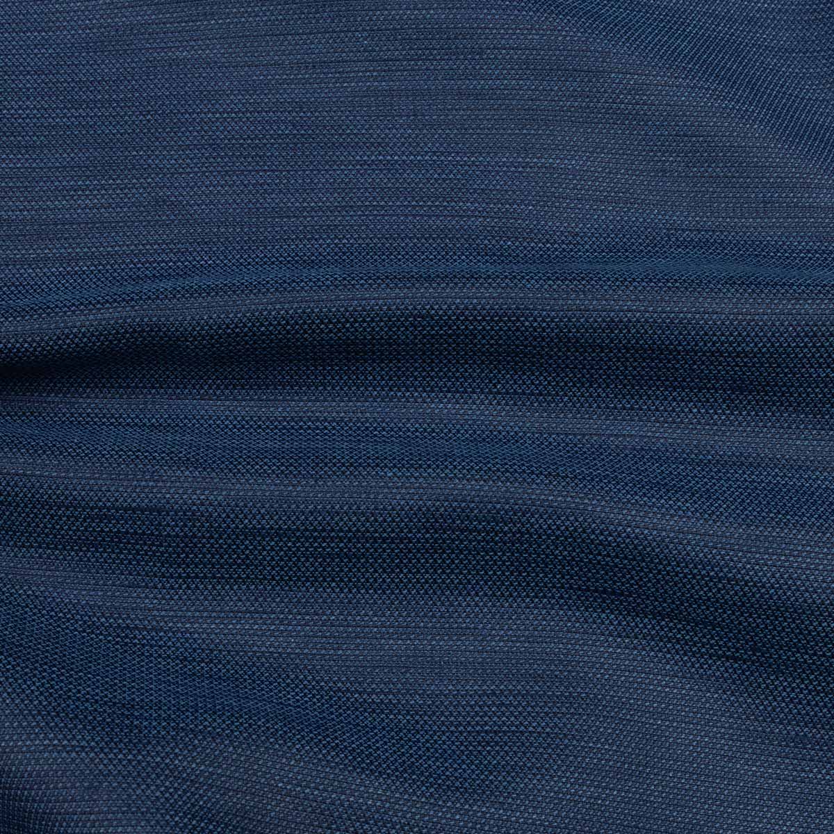 Navy Print Italian Cotton &amp; Linen Short Sleeve Shirt S/S SHIRTS Robert Old