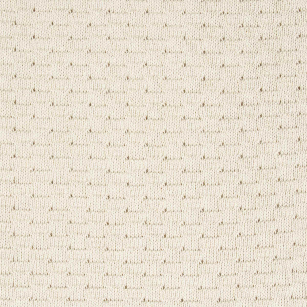 Natural Beige Pure Cotton Knit Short Sleeve Polo Shirt S/S POLOS Robert Old