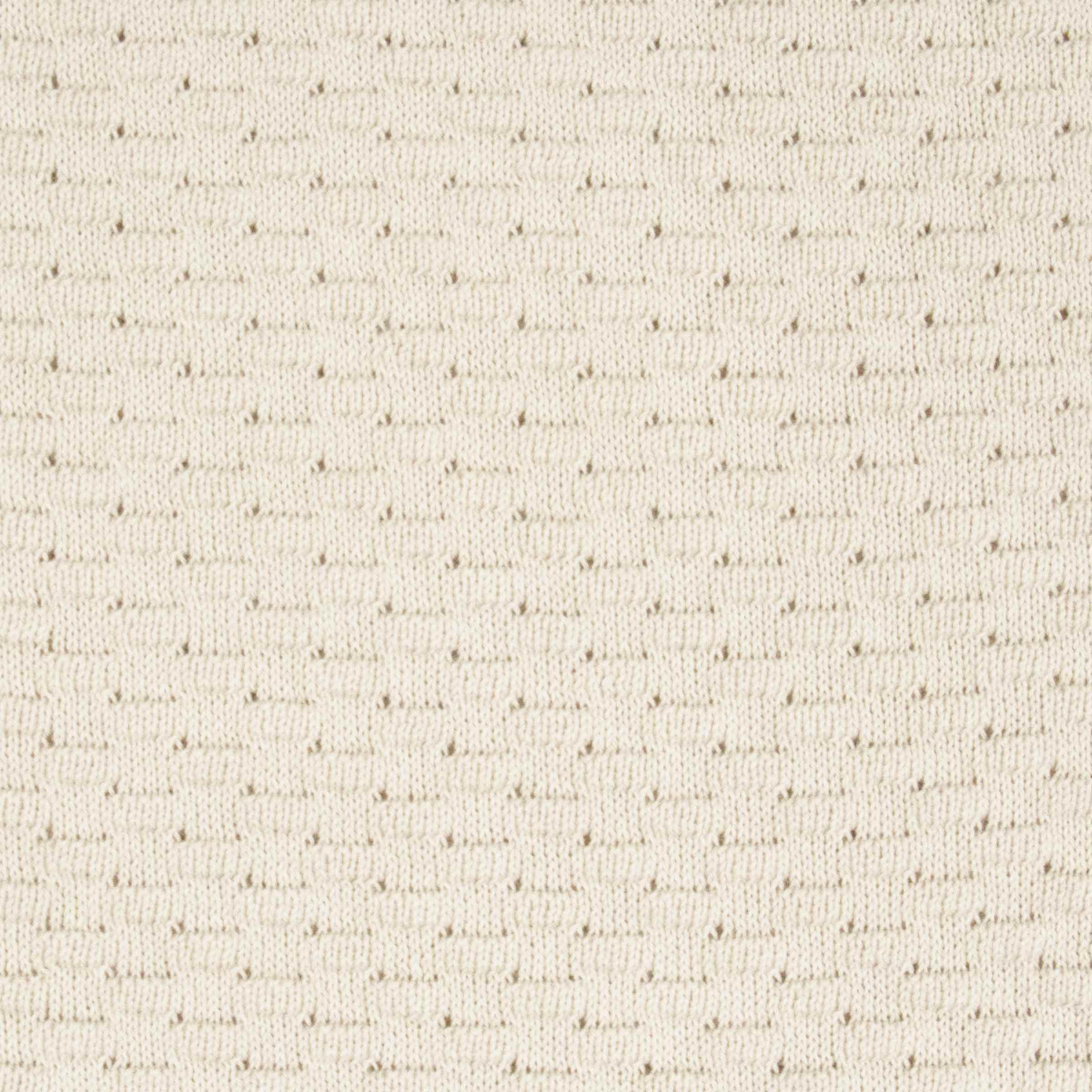 Robert Old - Natural Beige Pure Cotton Knit Short Sleeve Polo Shirt S/S POLOS Robert Old
